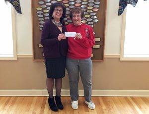 AHM Receives annual gift from longtime donor, Kathleen Williams